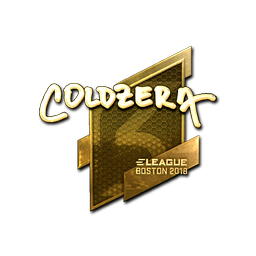 Sticker | coldzera (Gold) | Boston 2018