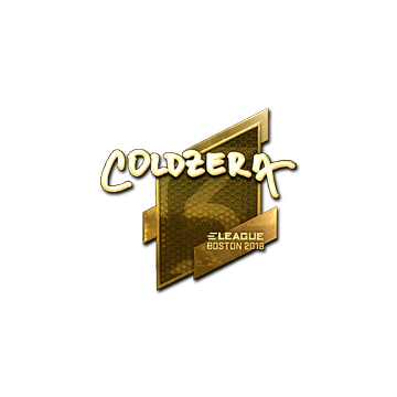 Sticker | coldzera (Gold) | Boston 2018