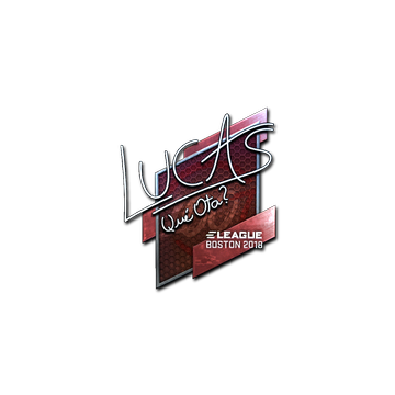 Sticker | LUCAS1 (Foil) | Boston 2018