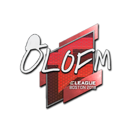 Sticker | olofmeister | Boston 2018