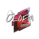 Sticker | olofmeister (Foil) | Boston 2018