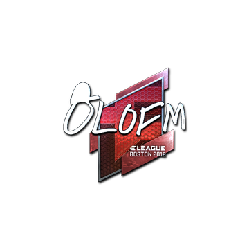 Sticker | olofmeister (Foil) | Boston 2018