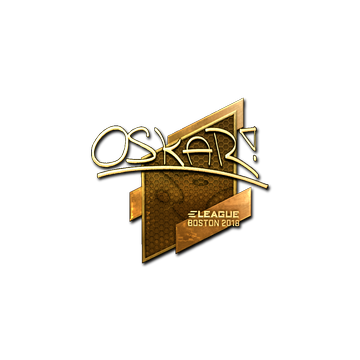 Sticker | oskar (Gold) | Boston 2018
