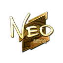 Sticker | NEO (Gold) | Boston 2018