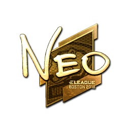 Sticker | NEO (Gold) | Boston 2018