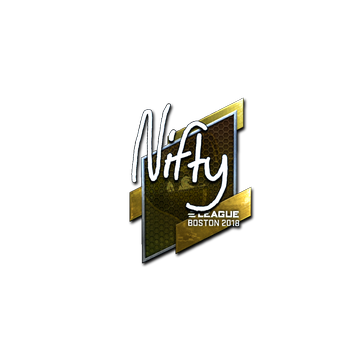 Sticker | Nifty (Foil) | Boston 2018