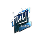 Sticker | hutji (Foil) | Boston 2018