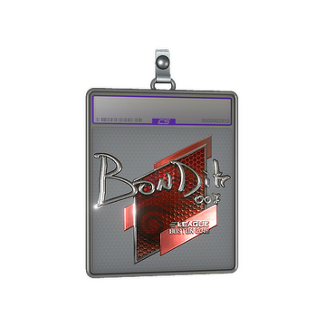 Sticker Slab | bondik (Foil) | Boston 2018