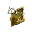Sticker | k0nfig (Gold) | Boston 2018