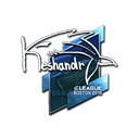 Sticker | keshandr (Foil) | Boston 2018