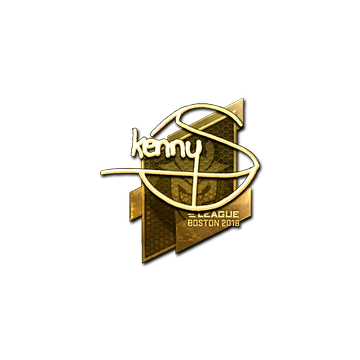 Sticker | kennyS (Gold) | Boston 2018