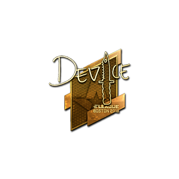 Sticker | device (Gold) | Boston 2018