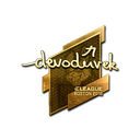 Sticker | devoduvek (Gold) | Boston 2018