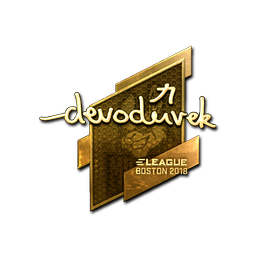 Sticker | devoduvek (Gold) | Boston 2018
