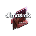 Sticker | dimasick (Foil) | Boston 2018