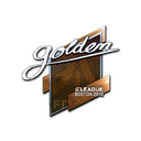 Sticker | Golden (Foil) | Boston 2018
