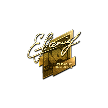 Sticker | flamie (Gold) | Boston 2018