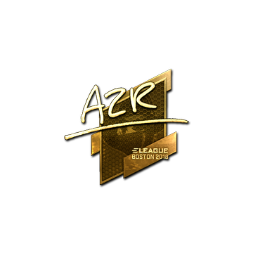 Sticker | AZR (Gold) | Boston 2018