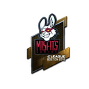Sticker | Misfits Gaming (Foil) | Boston 2018