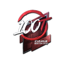 Sticker | 100 Thieves (Foil) | Boston 2018
