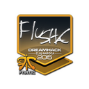 Sticker | flusha | Cluj-Napoca 2015