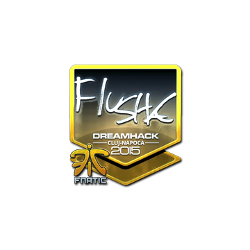 Sticker | flusha (Foil) | Cluj-Napoca 2015