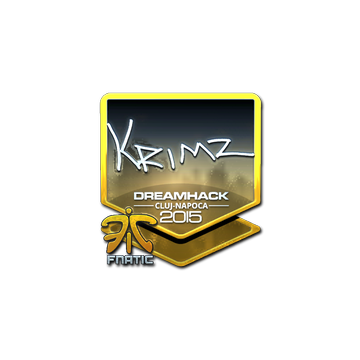 Sticker | KRIMZ (Foil) | Cluj-Napoca 2015