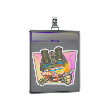 Sticker Slab | Try Hard (Holo)