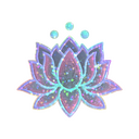 Sticker | Lotus (Glitter)