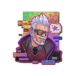 Sticker | Cyber Romanov (Holo)
