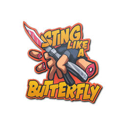 Sticker | Sting Like A Butterfly