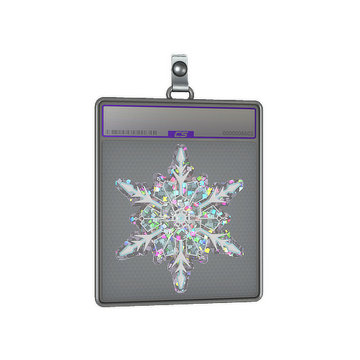 Sticker Slab | Snowfall (Glitter)