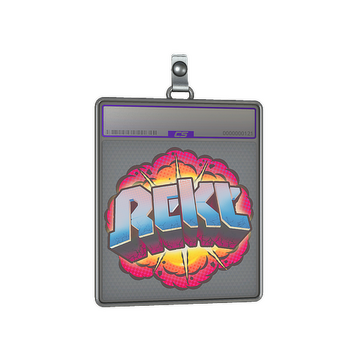 Sticker Slab | Rekt (Holo)