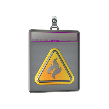Sticker Slab | Flammable (Foil)