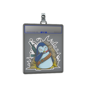 Sticker Slab | War Penguin