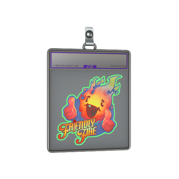 Sticker Slab | Friendly Fire (Holo)