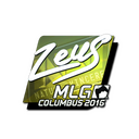 Sticker | Zeus (Foil) | MLG Columbus 2016