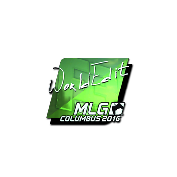 Sticker | WorldEdit (Foil) | MLG Columbus 2016