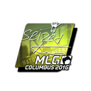 Sticker | seized (Foil) | MLG Columbus 2016