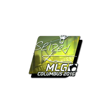 Sticker | seized (Foil) | MLG Columbus 2016