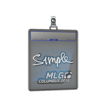 Sticker Slab | s1mple | MLG Columbus 2016
