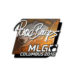 Sticker | pashaBiceps (Foil) | MLG Columbus 2016