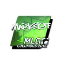 Sticker | markeloff (Foil) | MLG Columbus 2016