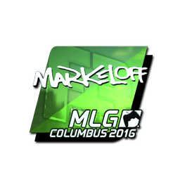 Sticker | markeloff (Foil) | MLG Columbus 2016