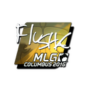 Sticker | flusha (Foil) | MLG Columbus 2016