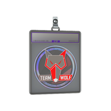Sticker Slab | MTS GameGod Wolf (Holo) | Cologne 2014