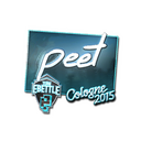 Sticker | peet (Foil) | Cologne 2015