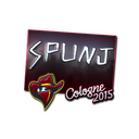 Sticker | SPUNJ (Foil) | Cologne 2015