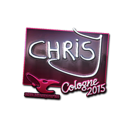 Sticker | chrisJ (Foil) | Cologne 2015