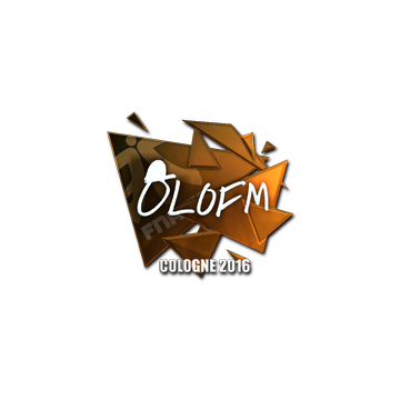 Sticker | olofmeister (Foil) | Cologne 2016